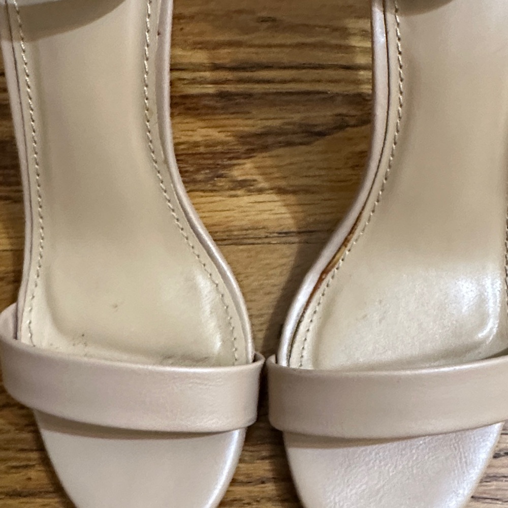 🛍️SALE🛍️ Express Beige Strappy Heels - Picture 4 of 8